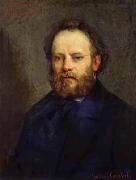 Gustave Courbet Portrait of Pierre Joseph Proudhon oil painting reproduction